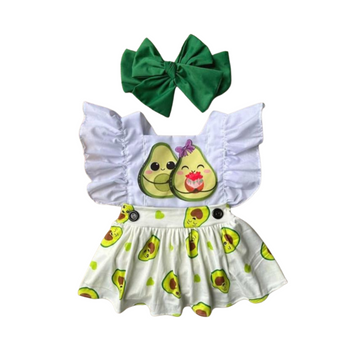 ASOLEADOR EN FALDA ESTAMPADA PARA BEBE