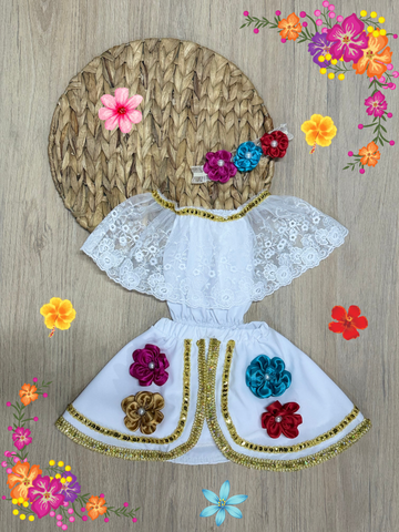 MAMELUCO CON FALDA PARA BEBE - SAN JUANERO
