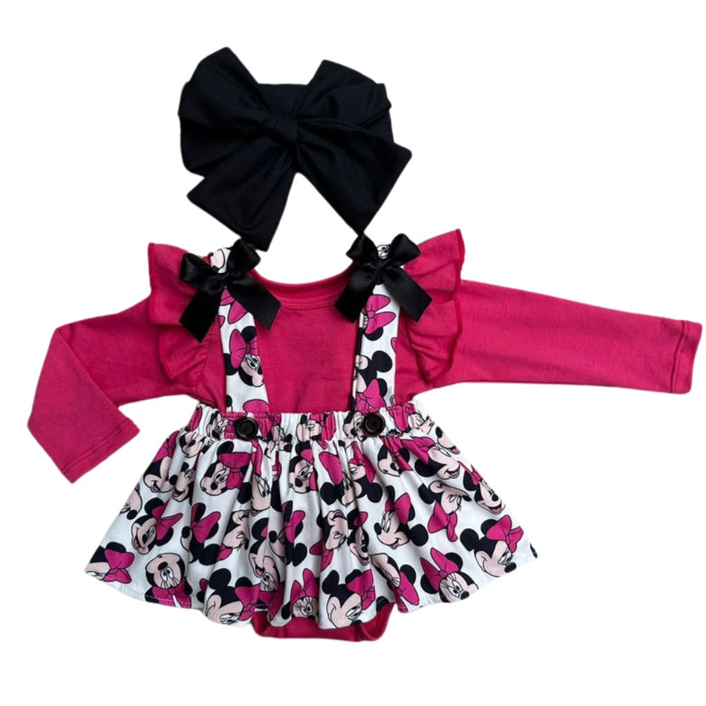 MAMELUCO-FALDA CON TIRAS SET X 3 PARA BB